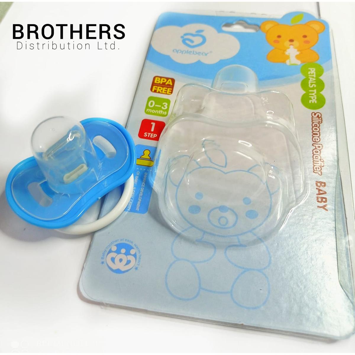 Picture of Applebear Newborn Pacifier Petals Type Silicone Pacifiers for 0-3m Baby - Multicolor (Made in China)