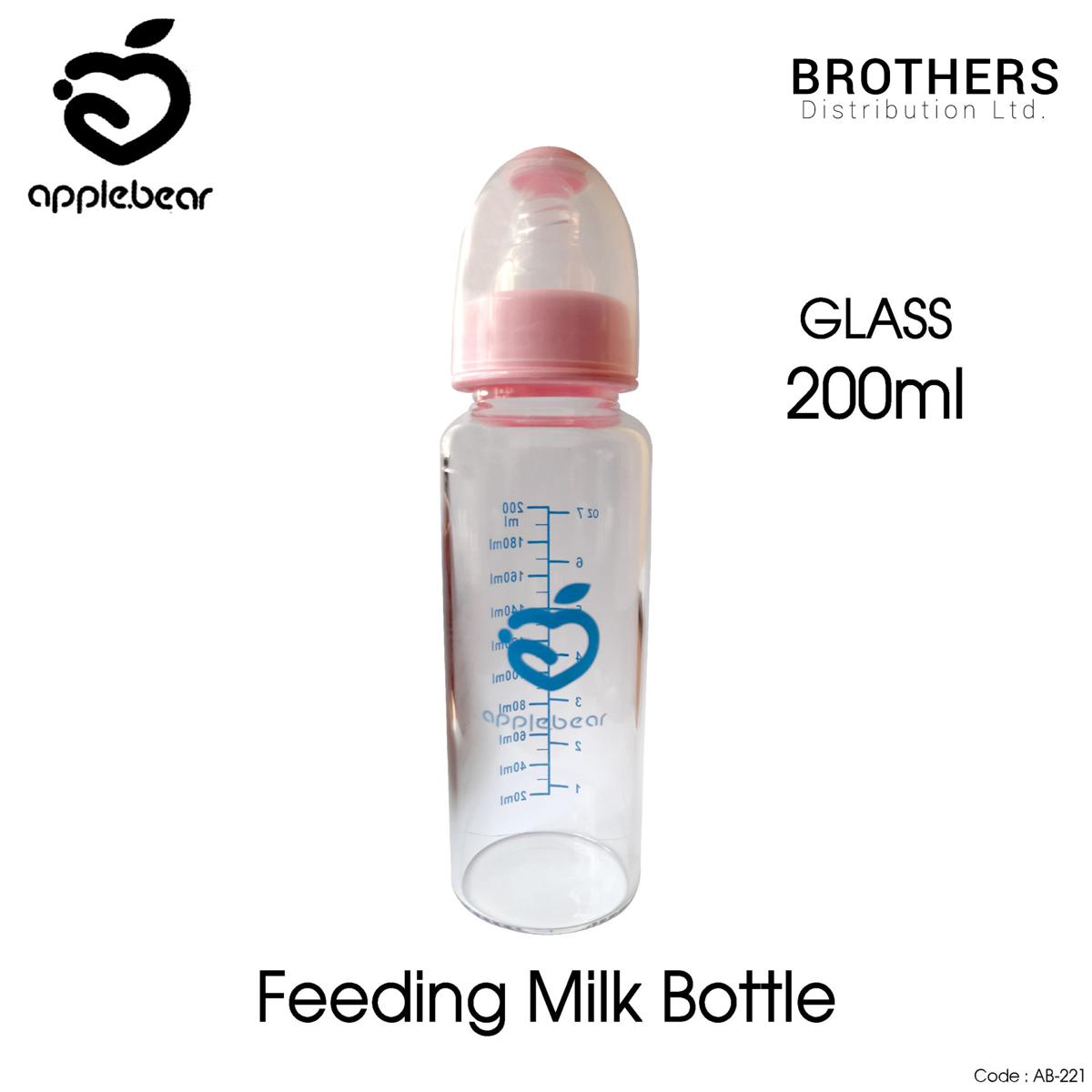 Picture of Baby Feeder Applebear Standard Caliber Glass Bottle 200ml