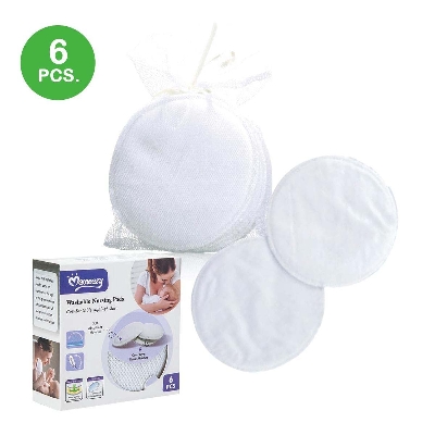 Picture of Momeasy Soft Absorbent Washable Nursing BreastPad 6Pcs