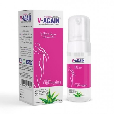 Picture of V-again Vaginal Tightening & Revitalizing Cream with Pump 50gm