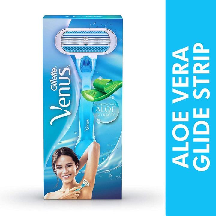 Picture of Razor - Venus Hair Removal Razor for Women with Aloe Vera - Single Piece Razor