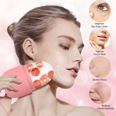 Picture of Ice Roller for Neck, Face & Eyes Massager Face, Neck Eye Puffiness Brighten Complexion, Shrink & Tighten Pores