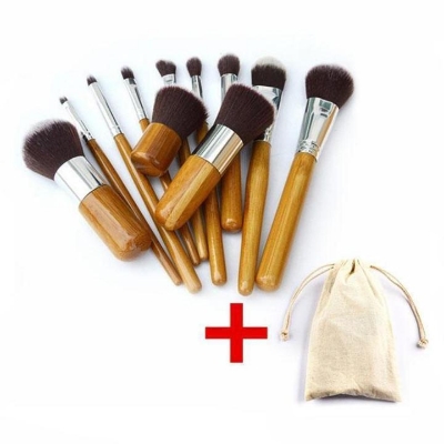 Picture of Bamboo Brush Set Of 11 Pcs - Brush Set