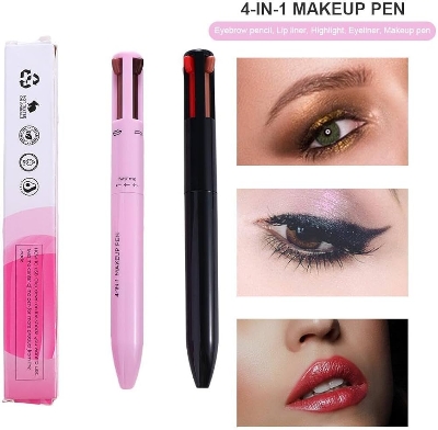 Picture of Makeup Easy Women 4 in1 Makeup Pen Lip Liner Pen Tattoo Marker Eyebrow Pencil