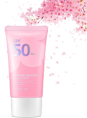 Picture of Japan Sakura Face Sunscreen SPF50 PA+++ 50gm