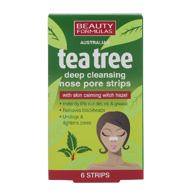 Picture of Tea Tree Nose Pore Strips for Deep Cleansing - 6 Pieces