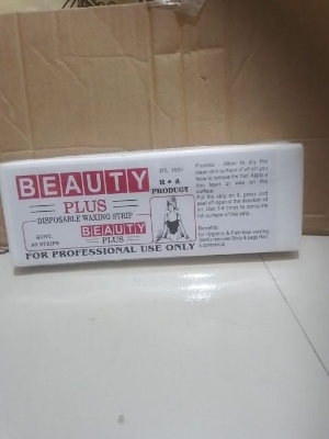 Picture of Beauty Plus Disposable Depilatory paper Wax Strips 80pcs | India