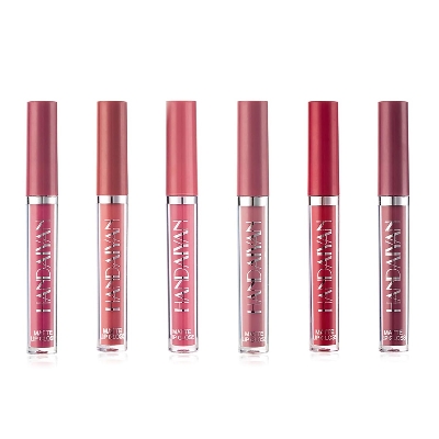 Picture of HANDAIYAN 6 Colors Long Lasting Velvet Lips Tint Liquid Lipsticks Waterproof Non-Stick Cup Lipgloss Gift Set (A)