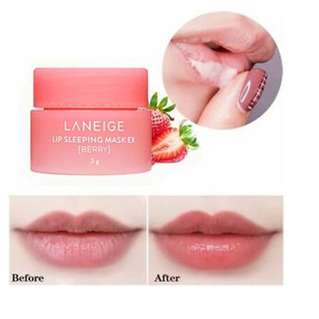 Picture of LANEIGE Lip Sleeping Mask Berry 3g - Authentic Cute Lip Balm