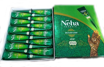 Picture of Neha Natural Mehedi Cone - 12 PCS (INDIAN)