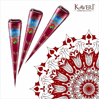 Picture of Kaveri Mehendi Cone 3pcs