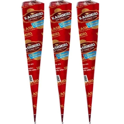 Picture of Kashmiri Fast Colour Cone Mehedi -3pcs