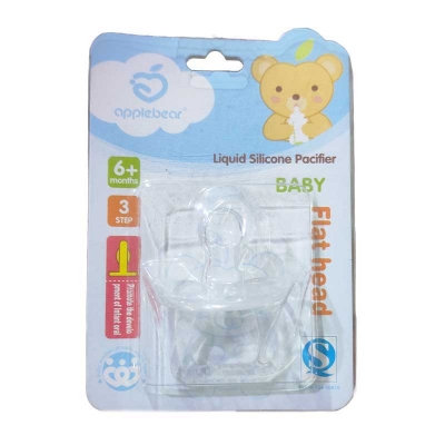 Picture of 1pcs Applebear Liquid Silicone Pacifier 0m+ Baby - Mulitcolor & Multishape Availble