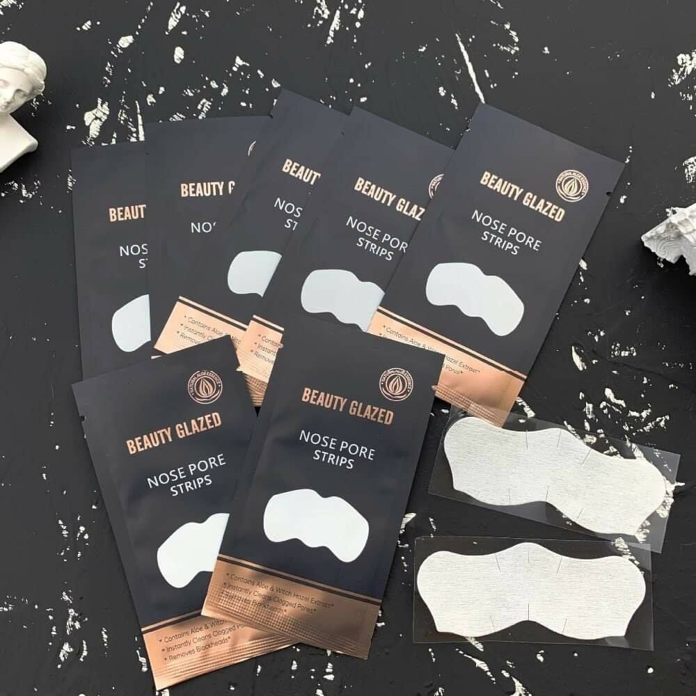 Picture of 10pcs Beauty Glazed Nose Pore Strips Blackhead Remover 3gm