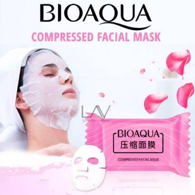 Picture of BioAqua Cady Compressed Facial Mask 10 Pccs/ 20 Pcs / 50 Pcs BioAqua Cady Compressed Facial Mask