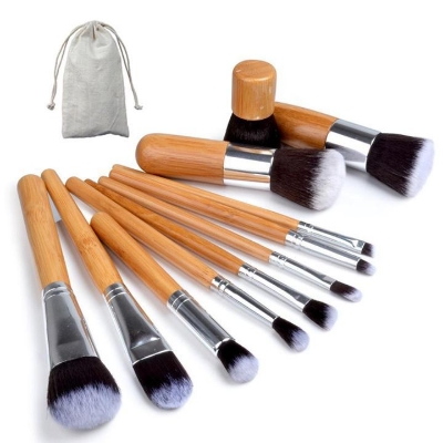 Picture of Bamboo Make Up Brush set | 11pcs