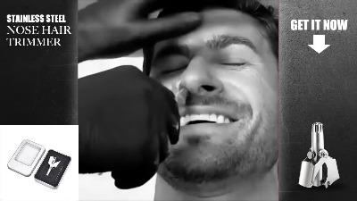 Picture of Men's Nose Hair Trimmer Stainless Steel Manual Trimmer Suitable For Nose Hair Razor Washable Portable Nose Hair Trimmer