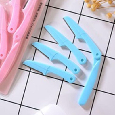 Picture of Keli Beauty Tools Eyebrow Razor 4pcs - Blue / Pink