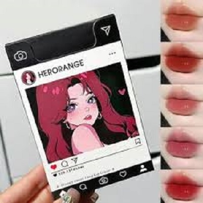 Picture of HERORANGE Honey Sweet Yang Lip Glaze 5pcs set Lipstick | Girl Face