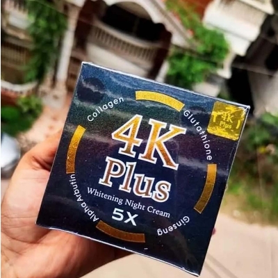 Picture of 4k Plus 5x Whitening Night Cream  Natural appearance by making up to 5 sheds Made in Thailand