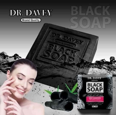 Picture of DR.DAVEY Black Charcoal Soap Cleaning Soap 100g