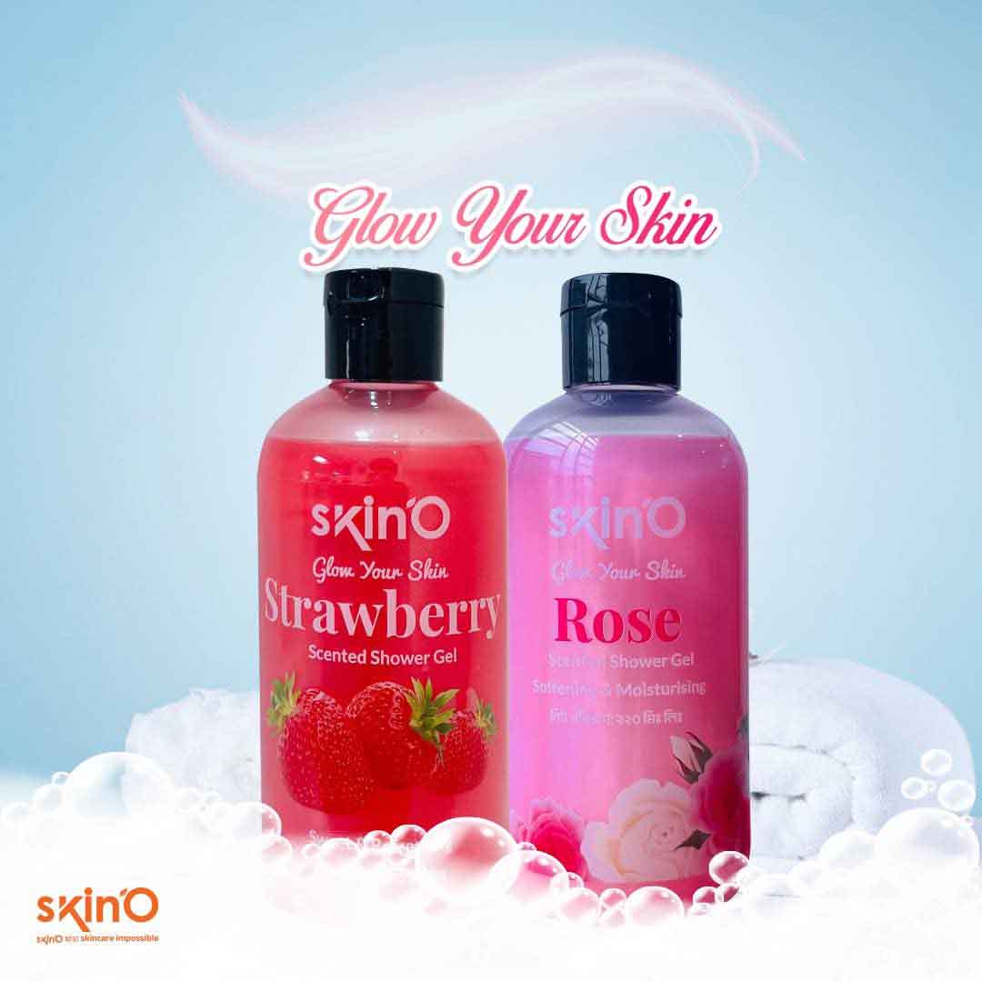 Picture of Skin'O Glow Your Skin Scented Shower Gel 220ml | Rose | Strawberry | Made in Bangladesh