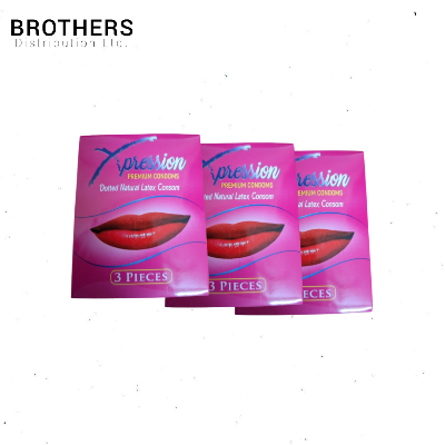 Picture of Xpression Dotted Premium Natural Latex Condom for Men - 3 Pack Combo - 3x3=9pcs Condom