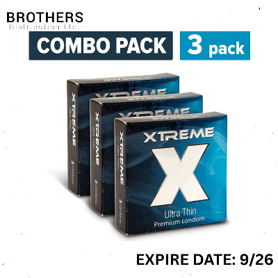 Picture of Xtreme Ultra Thin Condom for Men | Combo 3 Packs - 3x3=9pcs