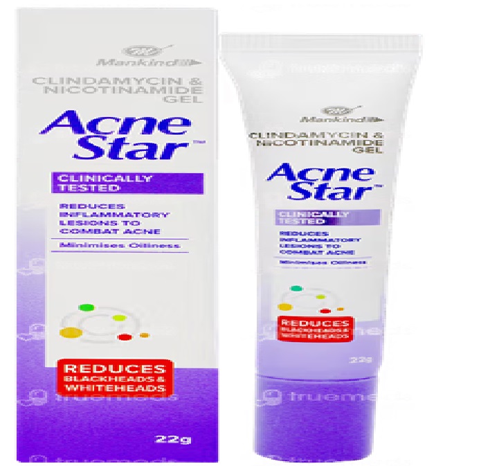 Picture of AcneStar Gel 22g Clindamycin & Nicotinamide Gel | Made in INDIA