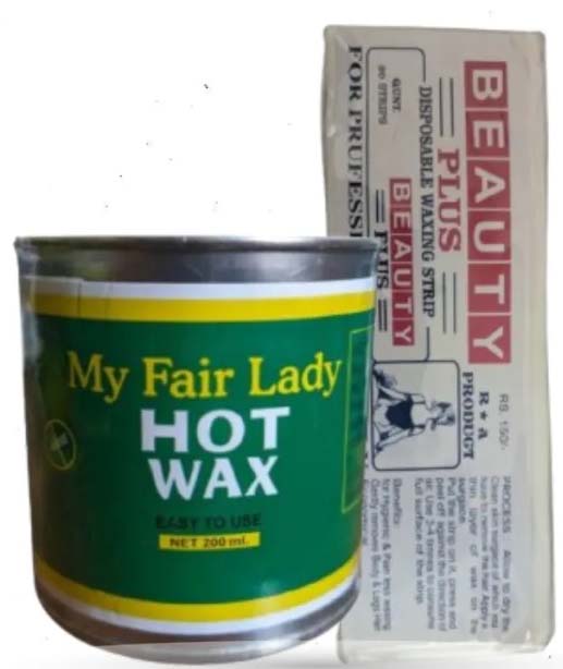 Picture of My Fair Lady Hot/ Cold Wax Easy To Use 200ml Body Hair Removal with WAX Paper 80pcs Combo