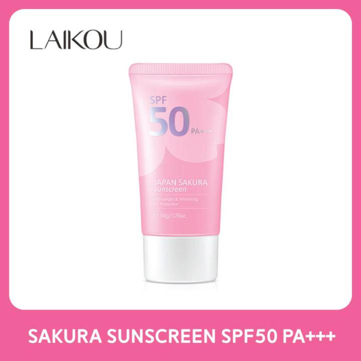 Picture of Laikou Japan Sakura Face Sunscreen SPF50 PA+++ 50gm