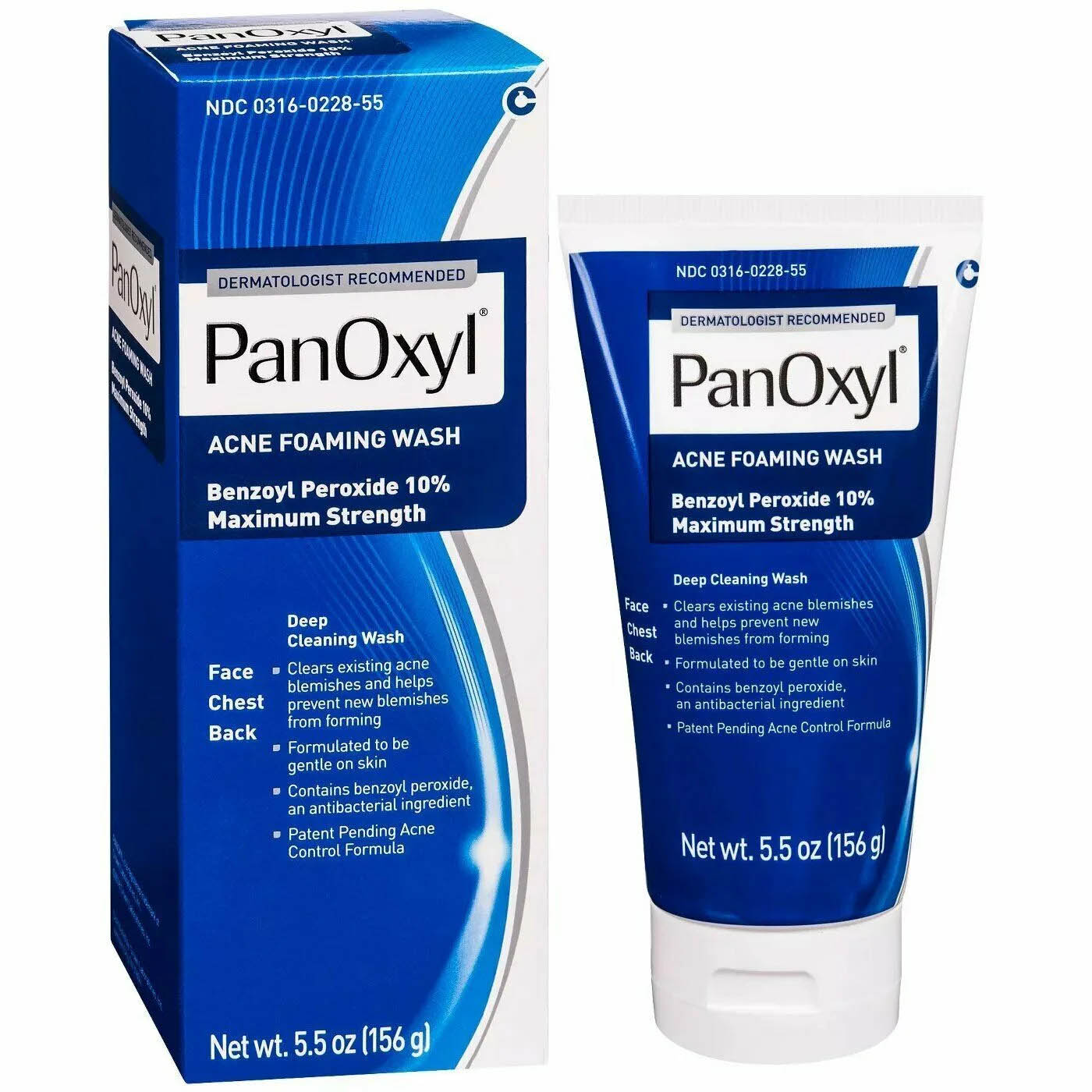 Picture of PanOxyl Acne Foaming Wash Benzoyl Peroxide 10%