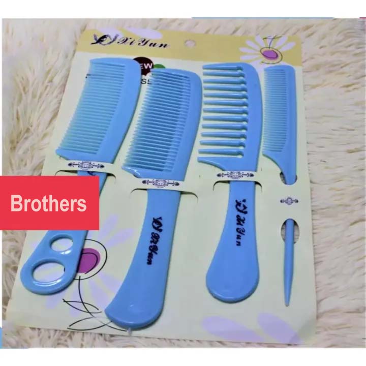 Picture of 4 in 1 Hair Comb Set- Multicolore/chiruni set 4 in 1