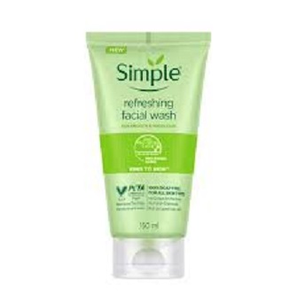 Picture of Simple Face Wash | Simple Kind to Skin Refreshing Facial Gel Wash | 150ml