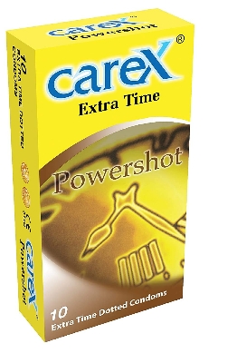 Picture of Carex Powershot Extra Time Condom for Men | 10pcs Pack | Made in Malaysia