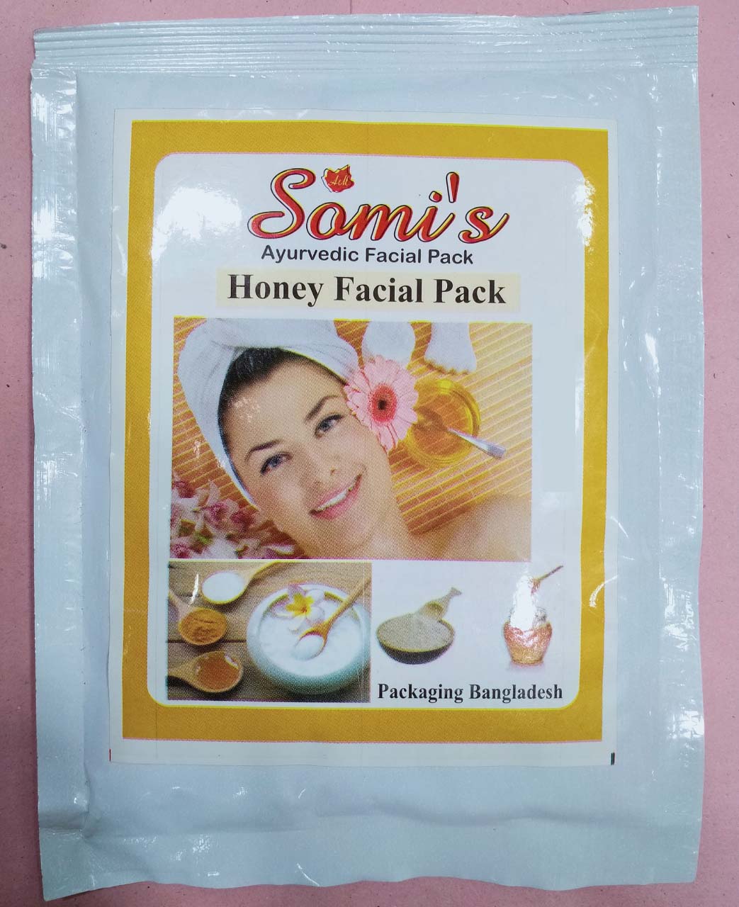 Picture of Sami's Ayurvedic Facial Face Pack Powder 70g |  Multani Mitti | Mixed Fruits | Orange | Honey | Sandal