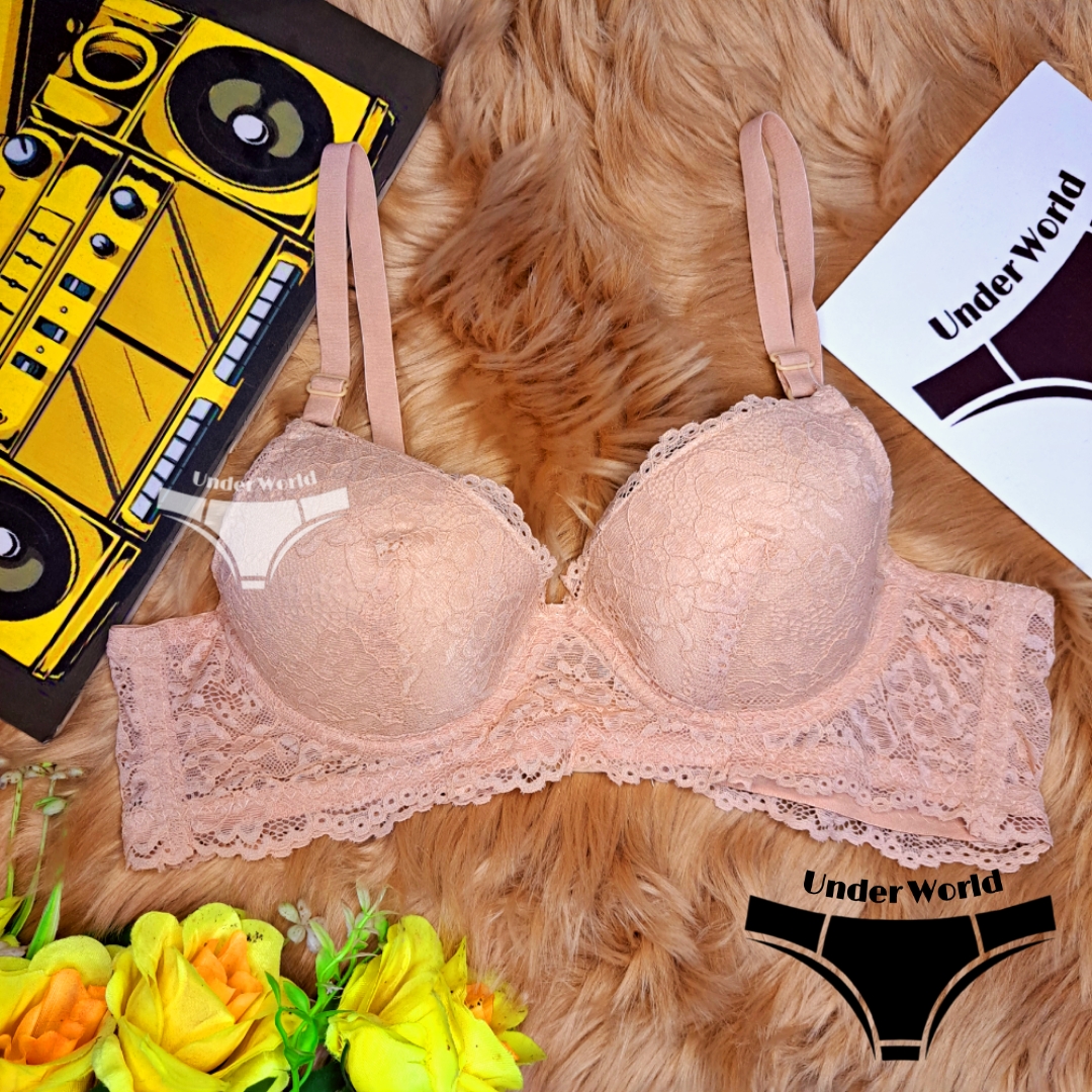 Picture of Skin Soft Comfortable Pushup Paded Foam Bra for Sexy Women and Girls