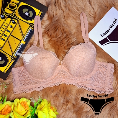 Picture of Skin Soft Comfortable Pushup Paded Foam Bra for Sexy Women and Girls