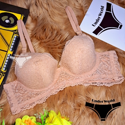 Picture of Skin Soft Comfortable Pushup Paded Foam Bra for Sexy Women and Girls