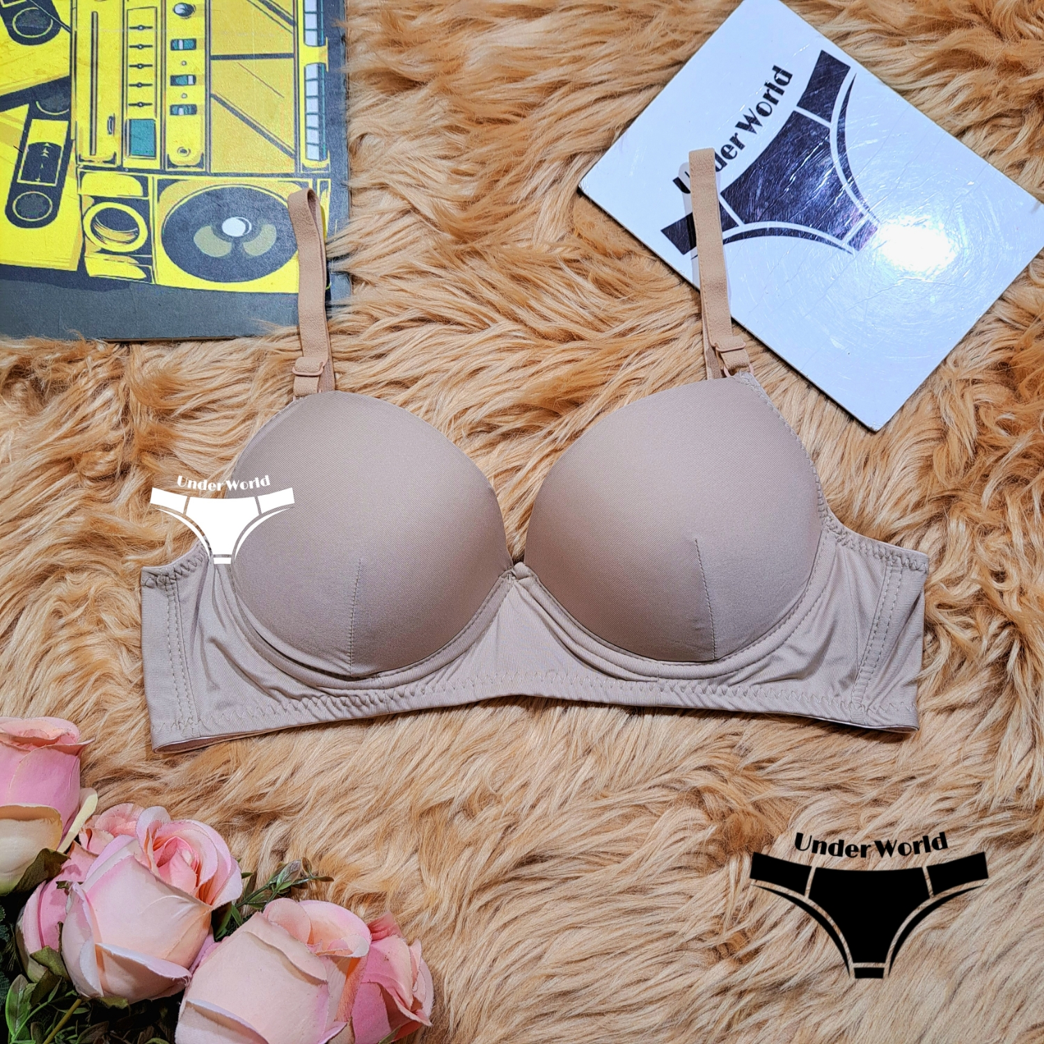 Picture of Skin Color Push-Up Padded Foam Bra - Comfortable and Supportive Women's Lingerie
