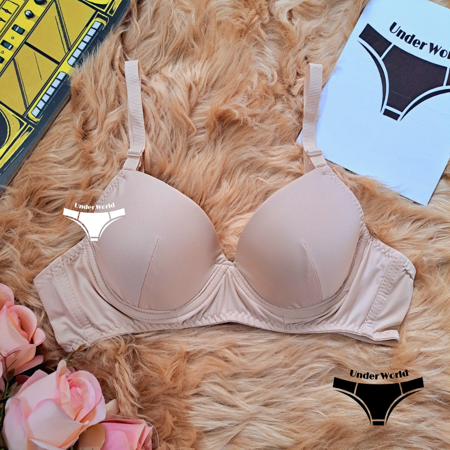 Picture of Skin Color Push-Up Padded Foam Bra - Comfortable and Supportive Women's Lingerie