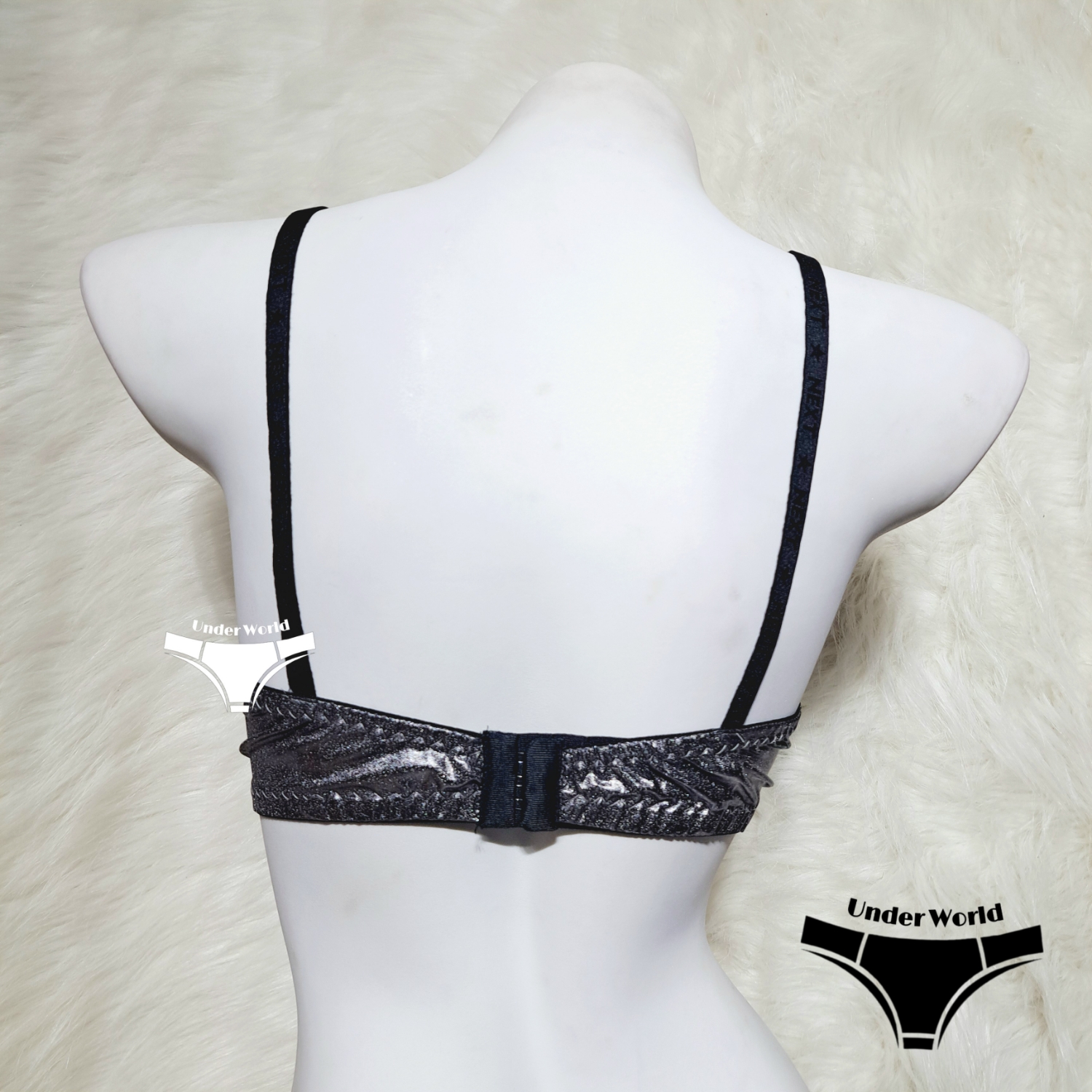 Picture of Glossy Silver Non-Padded Wireless Foam Bra for Women and Girls – Soft and Comfortable