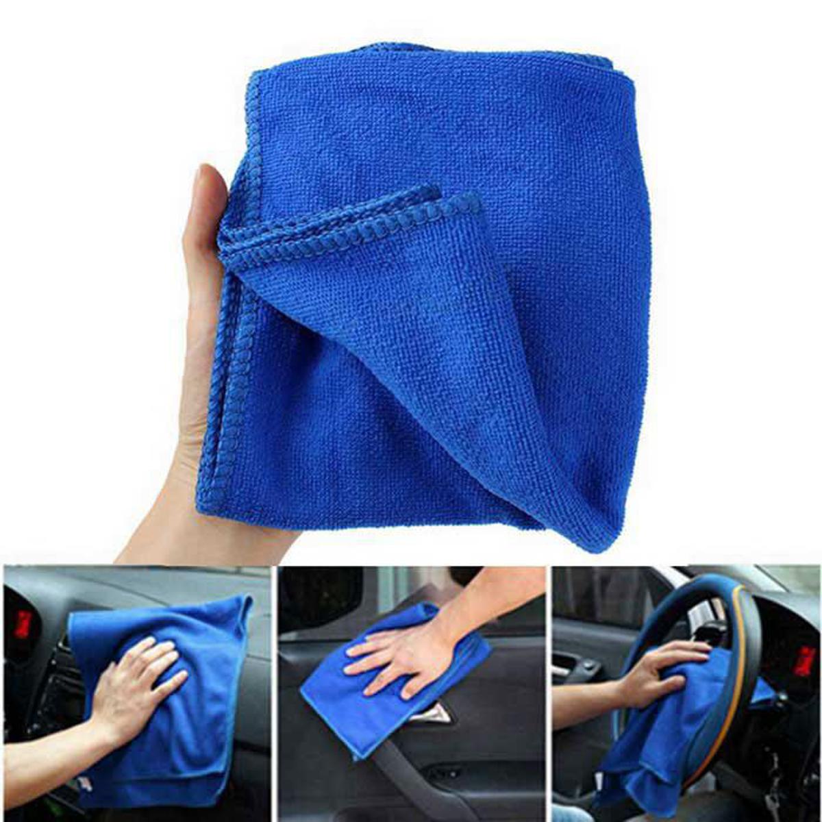 Picture of Microfiber Car Cleaning and Washing Towel - Blue