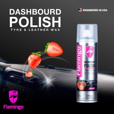Picture of Flamingo Dashboard Polish Strawberry - 450ml