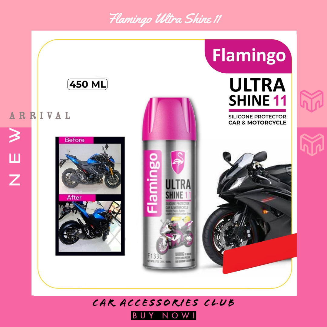 Picture of Flamingo Ultra Shine11 Silicone Protector Car & Motorbike-450ml