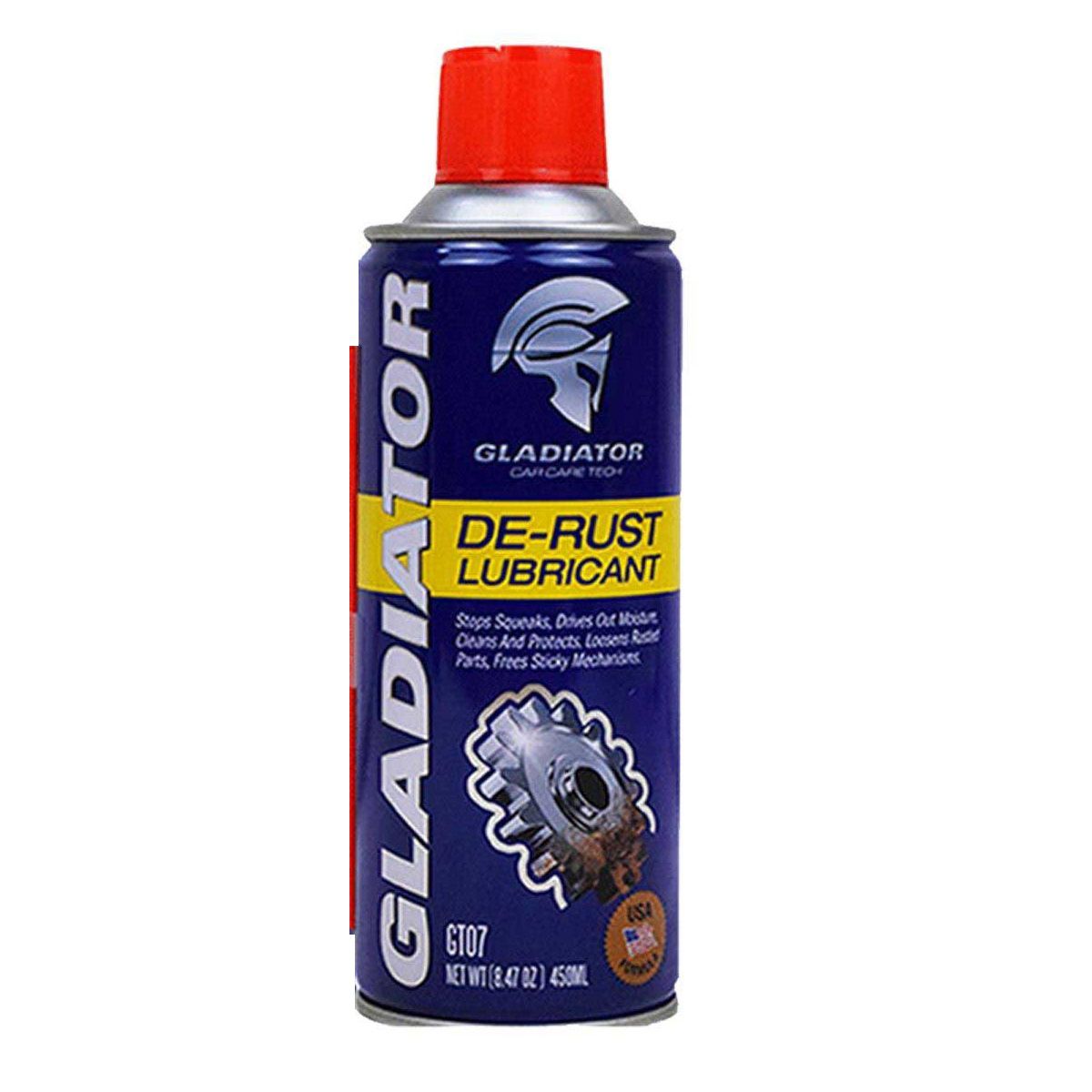 Picture of Gladiator De-Rust Lubricant 450ml, anti rust proof lubricant