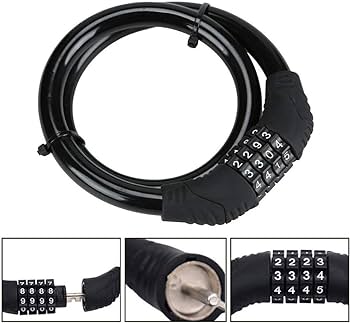 Picture of Advanced inspiring - Unique Make - Helmet Lock 4 Digit Cable Lock Multi Purpus - Innovative Design - To Exprerience Greatness