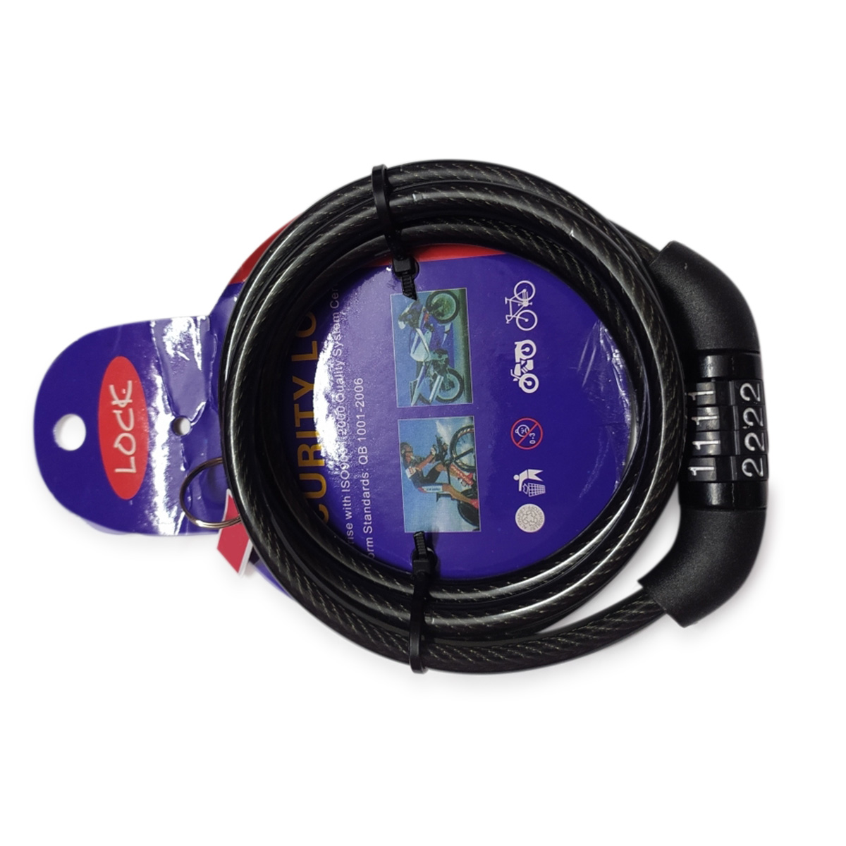 Picture of Advanced inspiring - Unique Make - Helmet Lock 4 Digit Cable Lock Multi Purpus - Innovative Design - To Exprerience Greatness