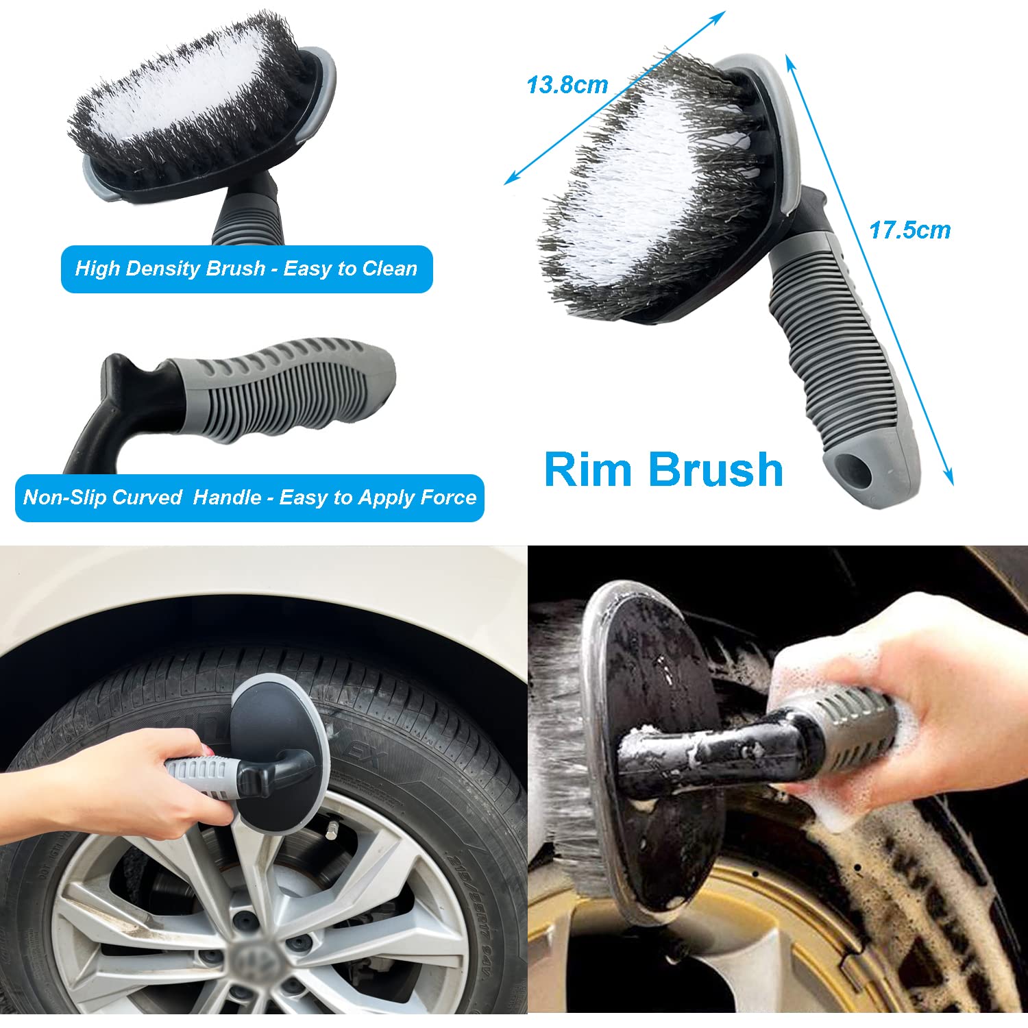 Picture of Car Tyre Cleaning Brush combo pack 2 pcs