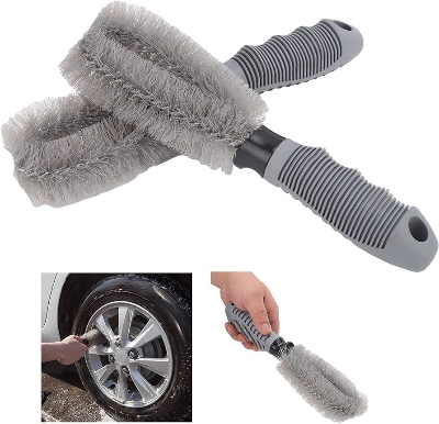 Picture of Tyre Rim Cleaning Brush for Car/Motorcycle  Car Wheel Brush Cleaning
